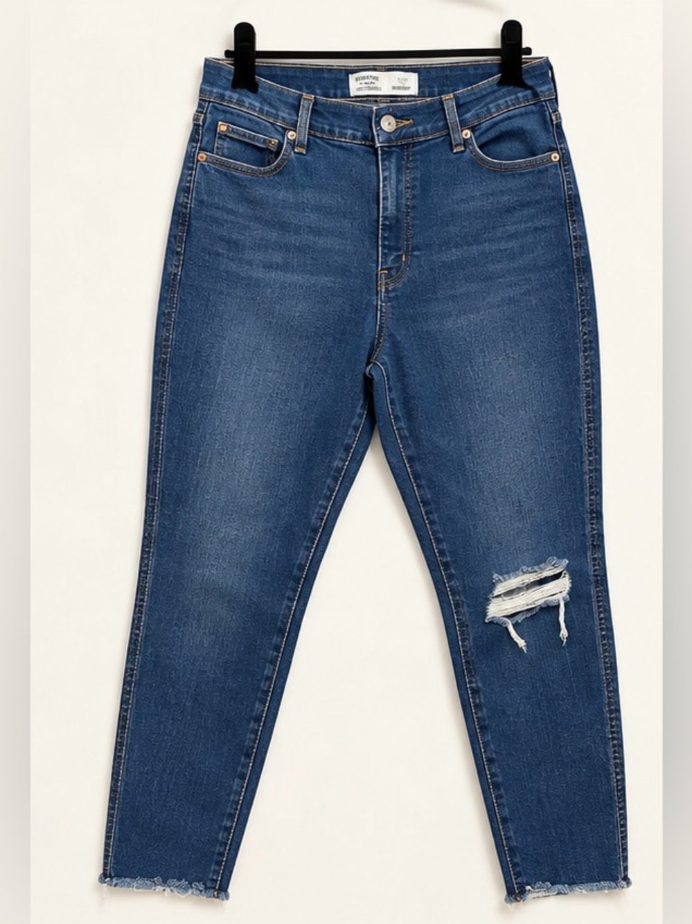 Signature Levi Strauss Heritage High Rise Skinny Distressed Jeans 20